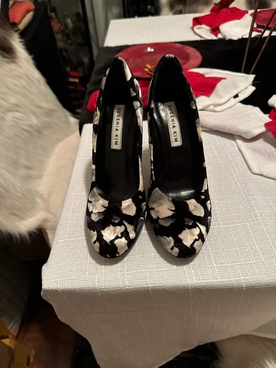 Eugenia Kim Floral Print Heels image indicator(4)