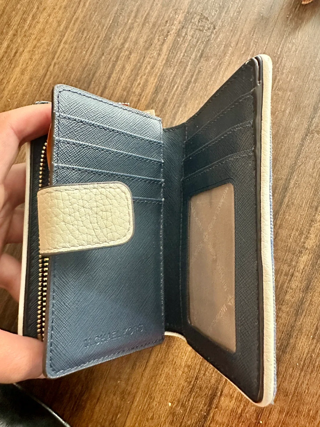 Michael Kors Denim Print Wallet image indicator(3)