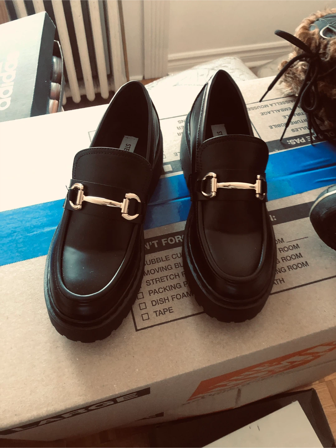 Steve Madden Black Leather Loafers - photo 3