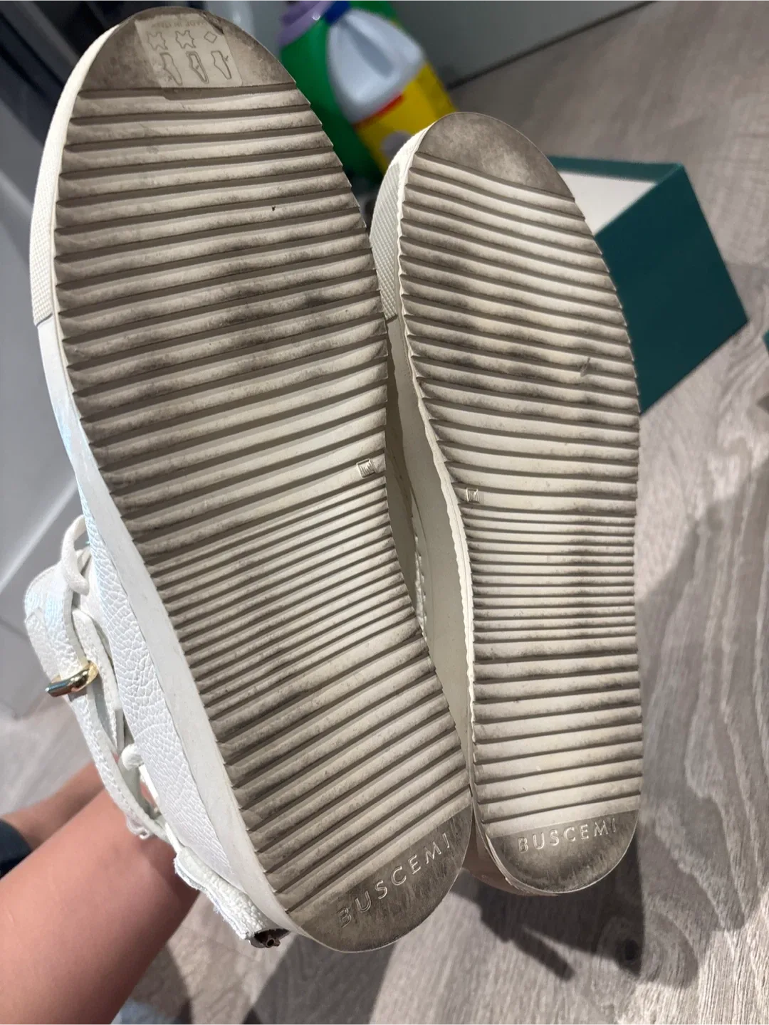 Buscemi 100MM Alta White Sneakers - Size 7 image indicator(4)