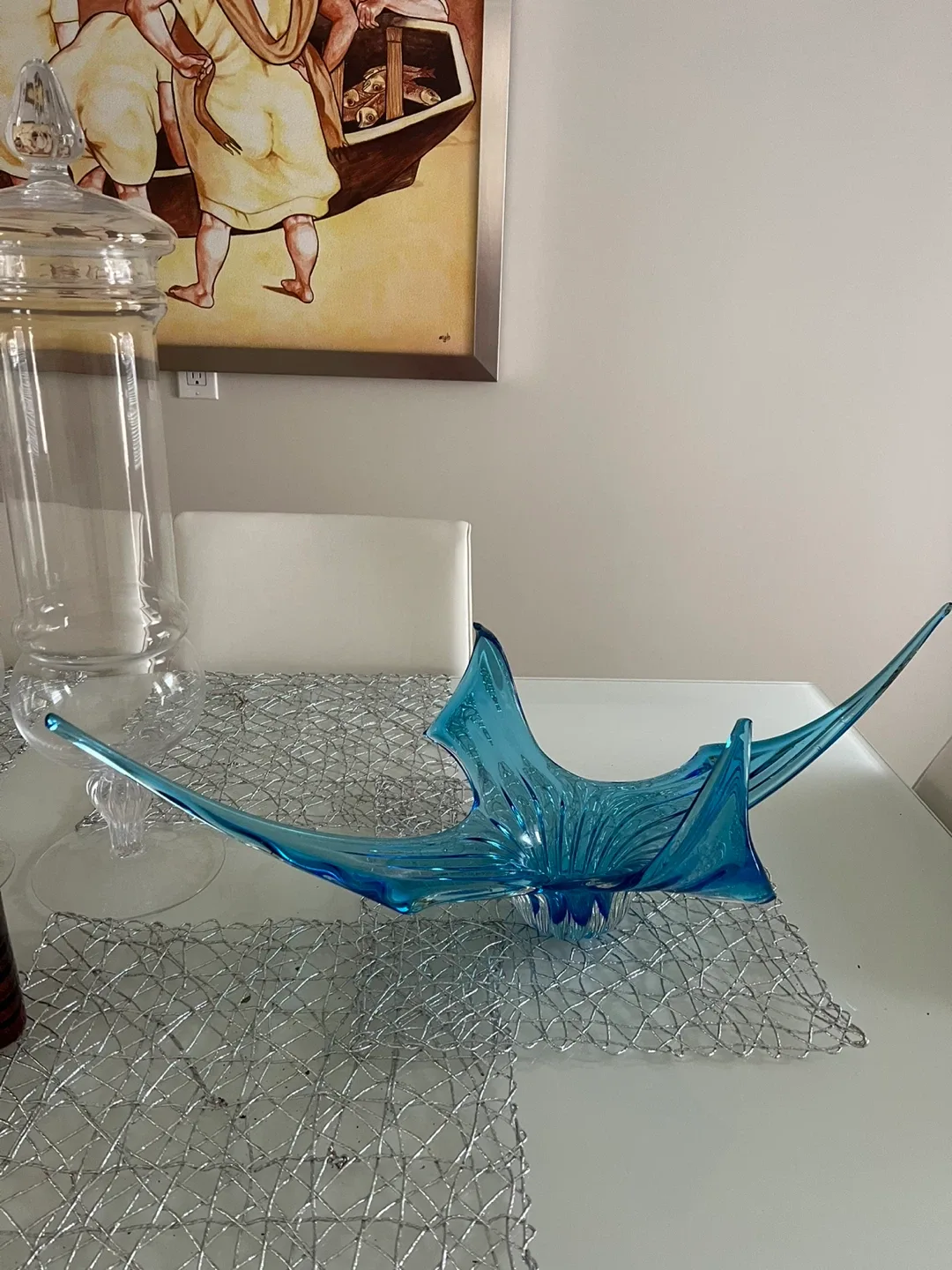Murano Style Art Glass Centerpiece Bowl image indicator(2)