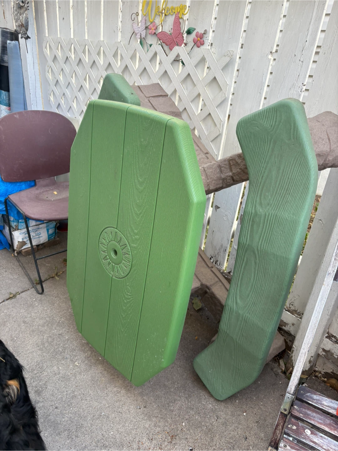 Kids Green Picnic Table - photo 2