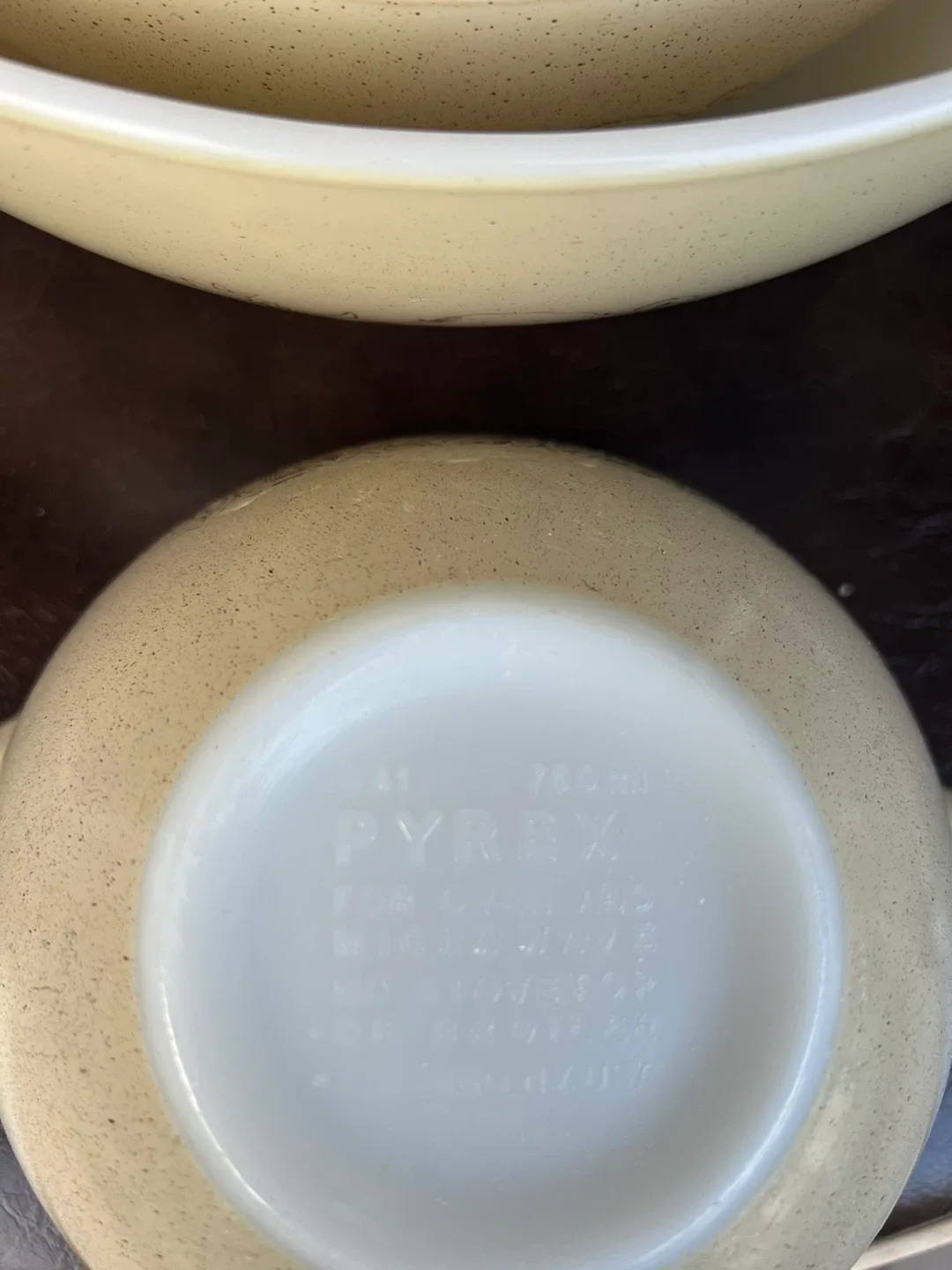 Vintage Pyrex Woodland Beige Brown Bowls (4) image indicator(3)