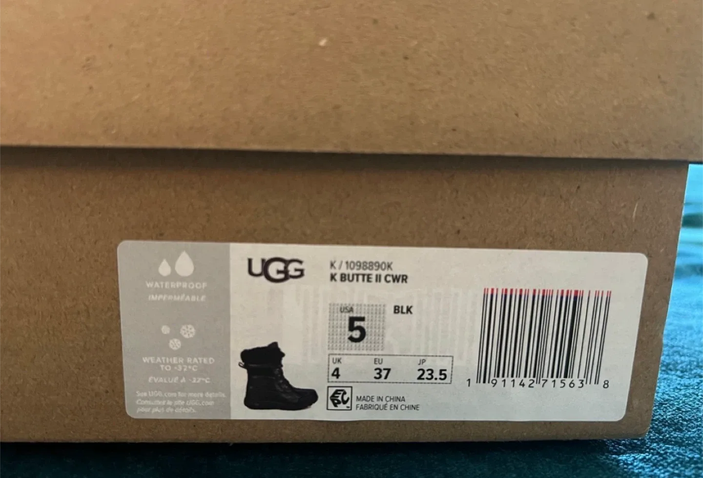 UGG Adirondack III Black Waterproof Boots image indicator(6)