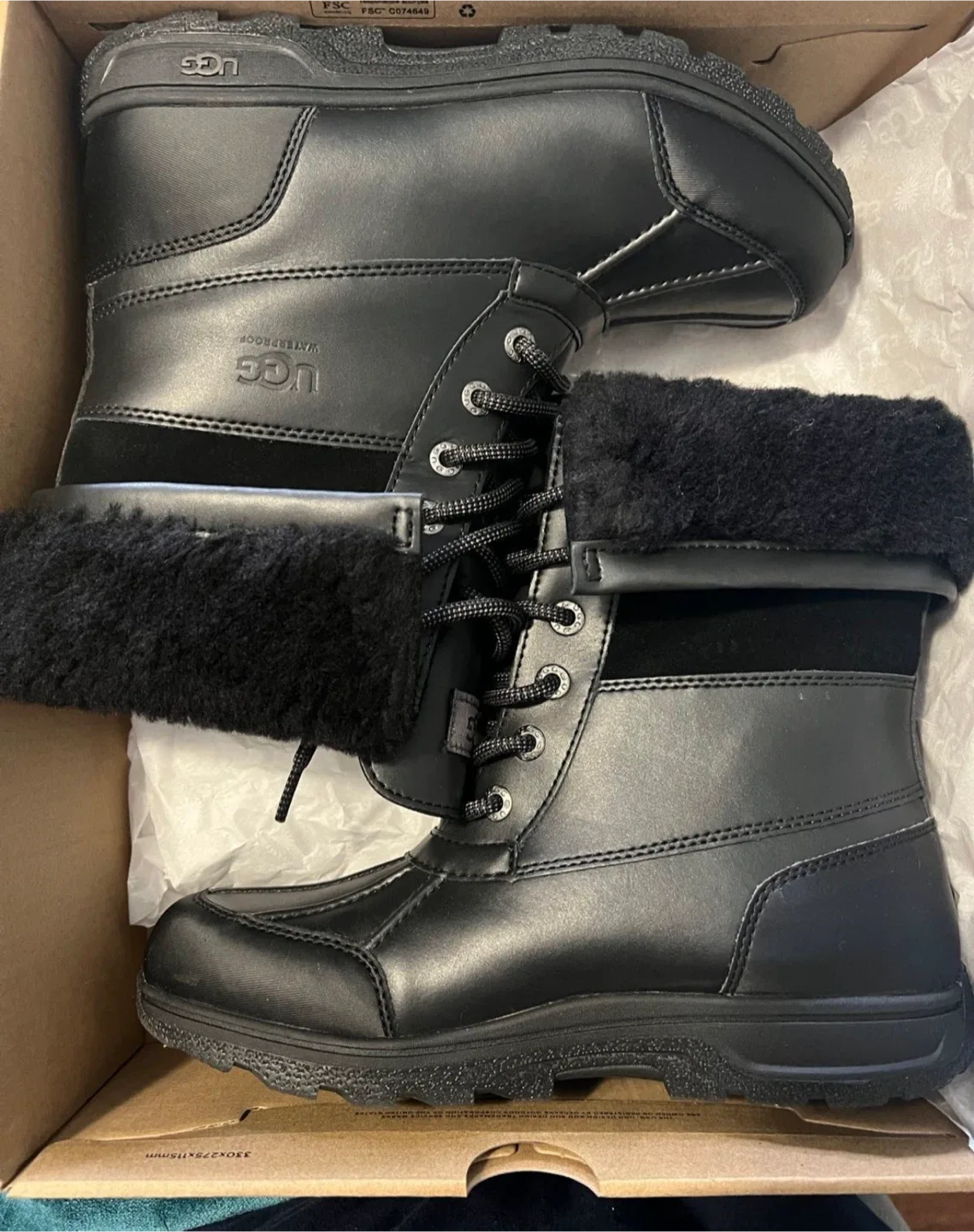 UGG Adirondack III Black Waterproof Boots image indicator(5)