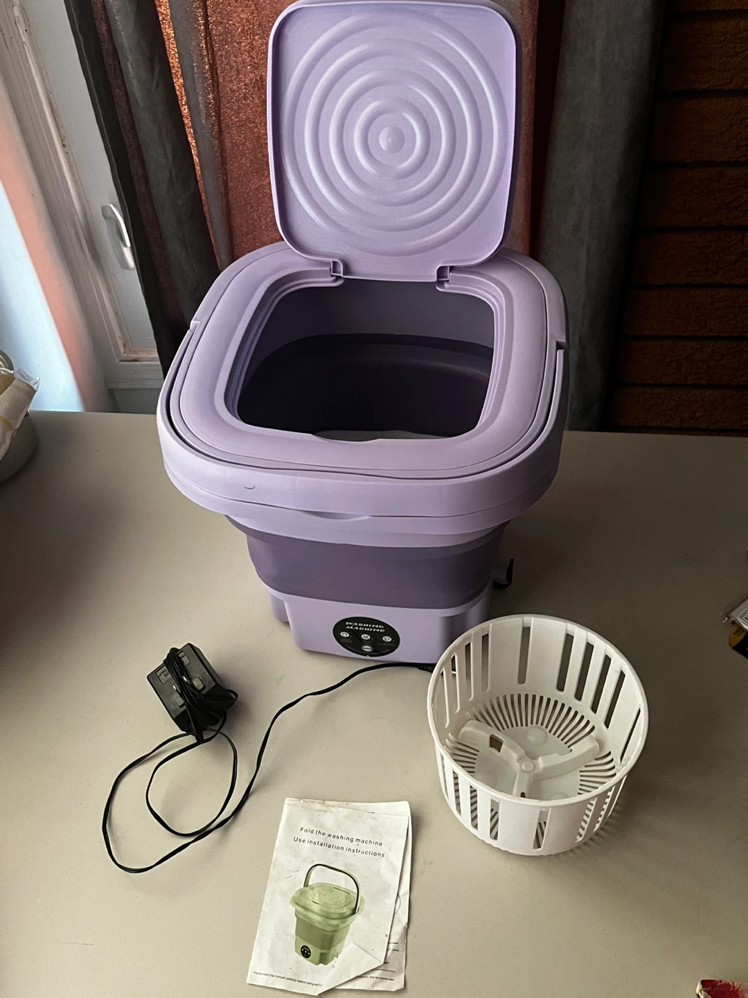 Portable Mini Washing Machine - Purple