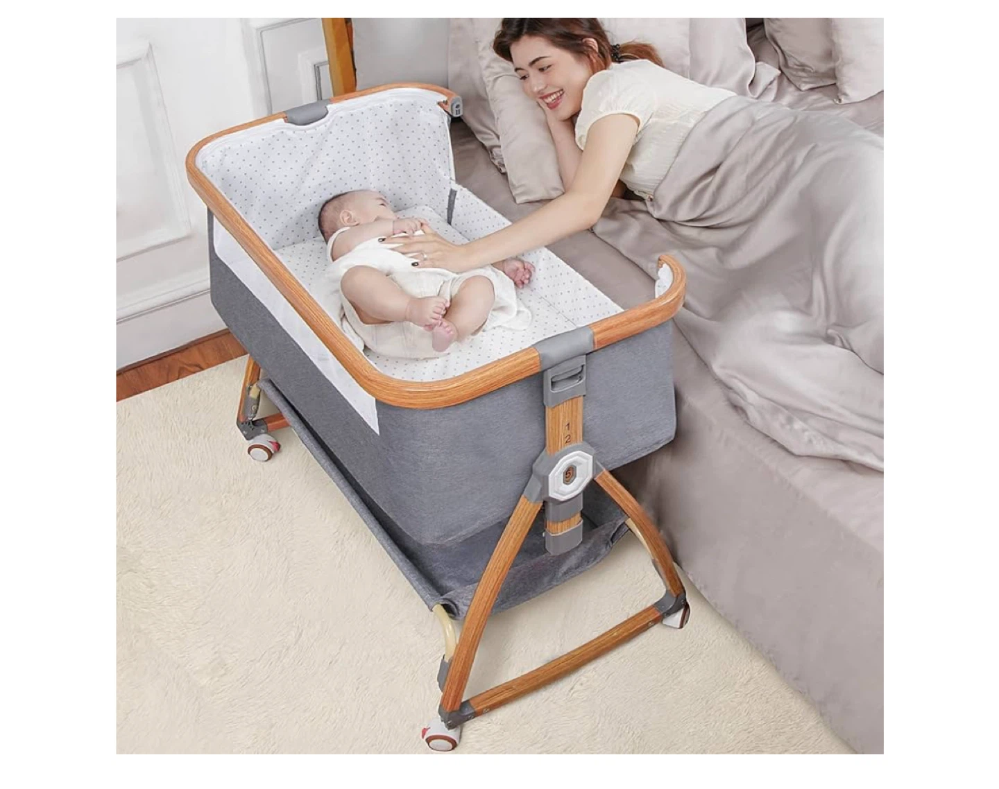 Komcot Baby Bassinet - Bedside Sleeper - photo 3