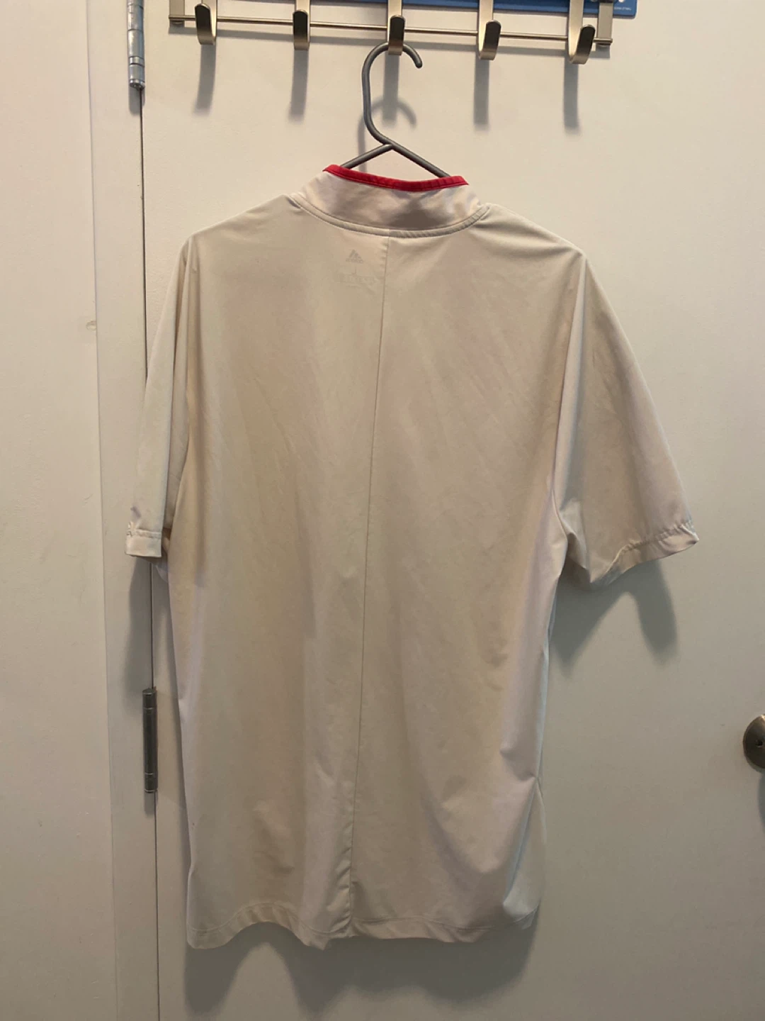 Adidas White & Black Polo Shirt - Size L - photo 3