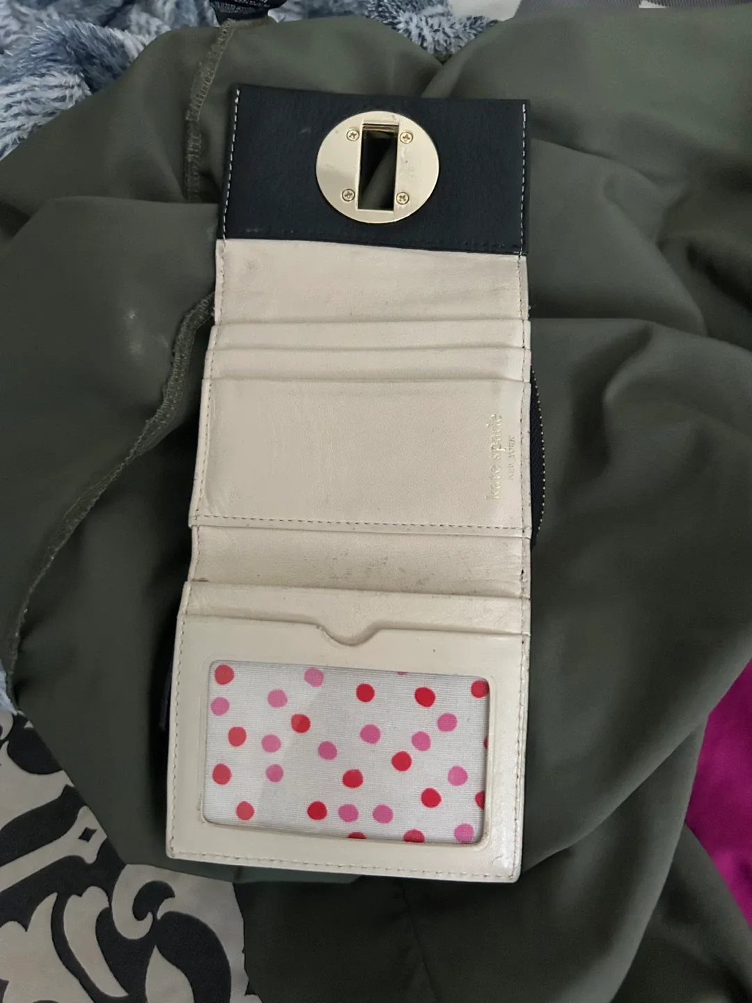 Kate Spade Black Leather Wallet image indicator(2)