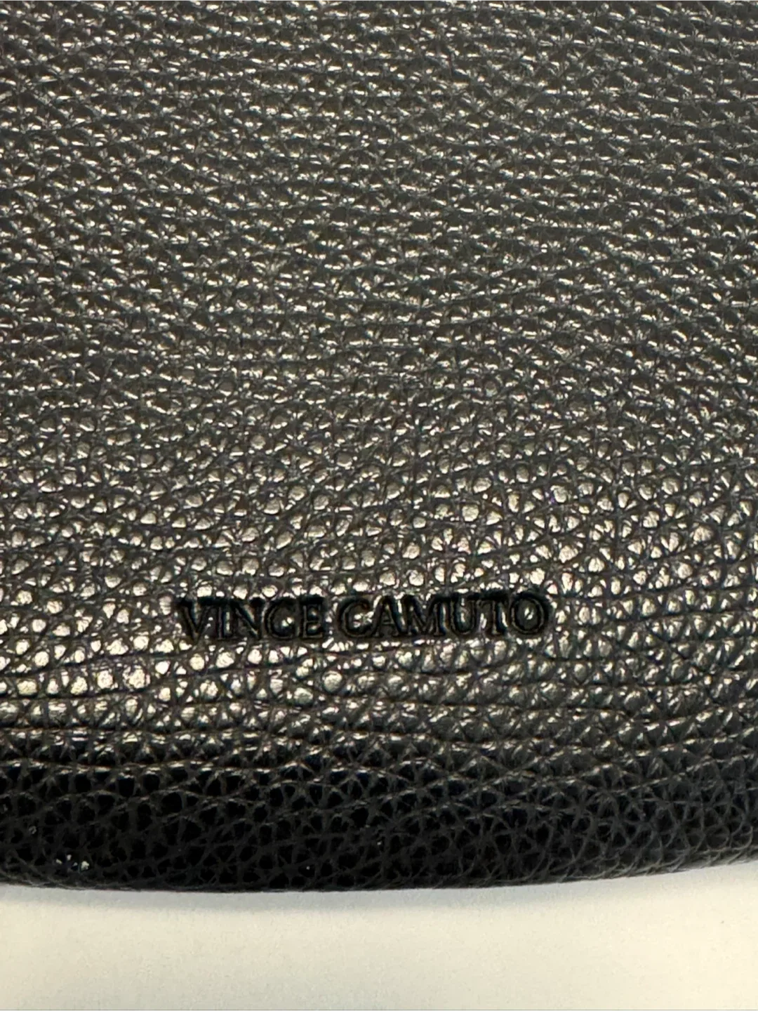Authentic Vince Camuto Black Vegan Leather Tote Bag image indicator(3)