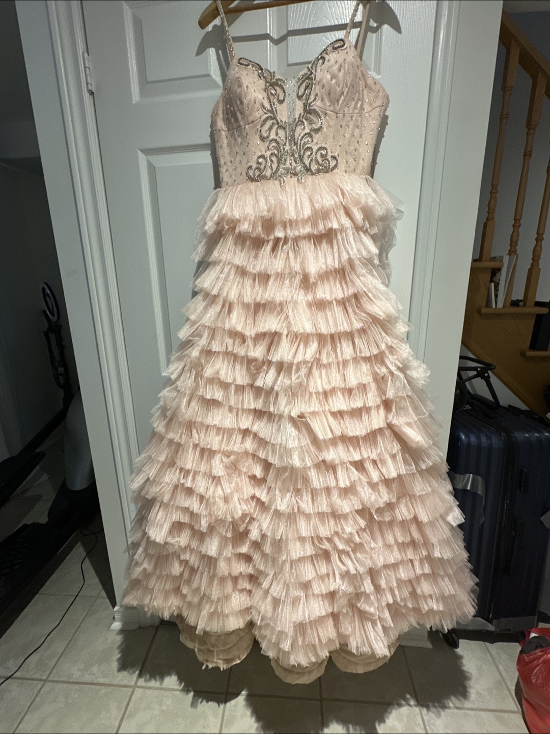 Blush Pink Ruffled Dress - photo 4
