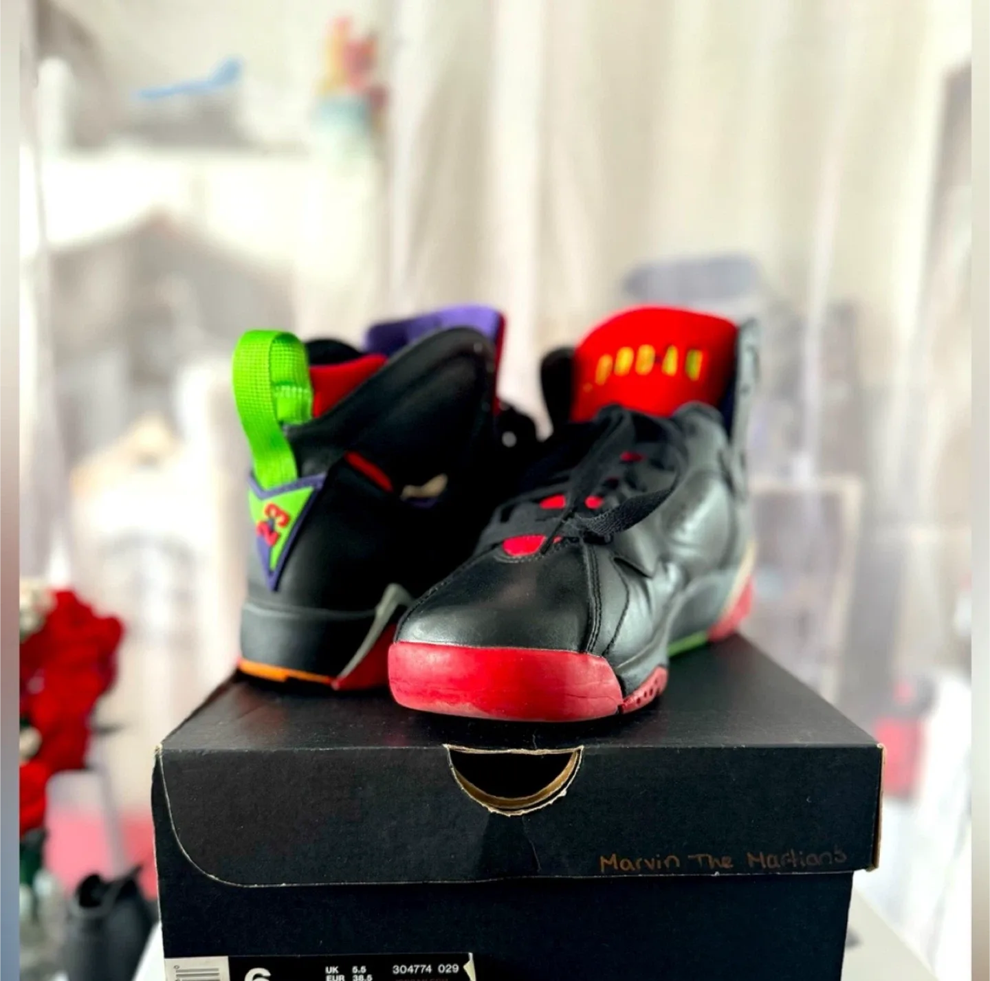 Air Jordan 7 Retro BG "Marvin the Martian" Size 6Y image indicator(3)