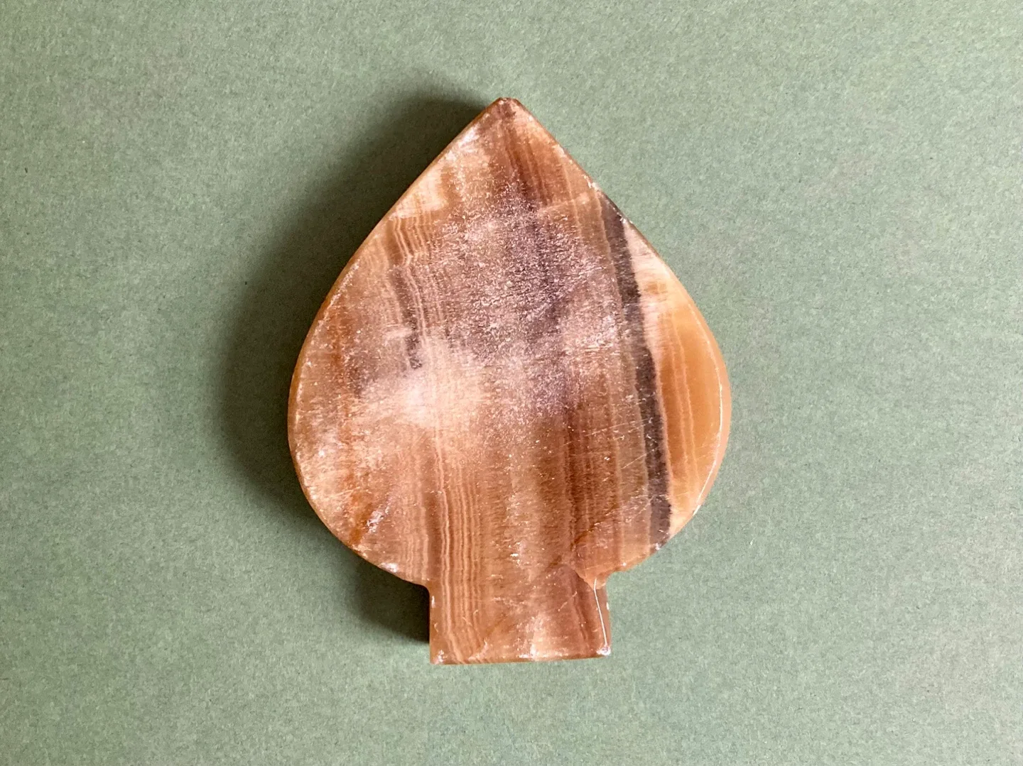 Vintage Onyx Ashtray - Spade image indicator(3)