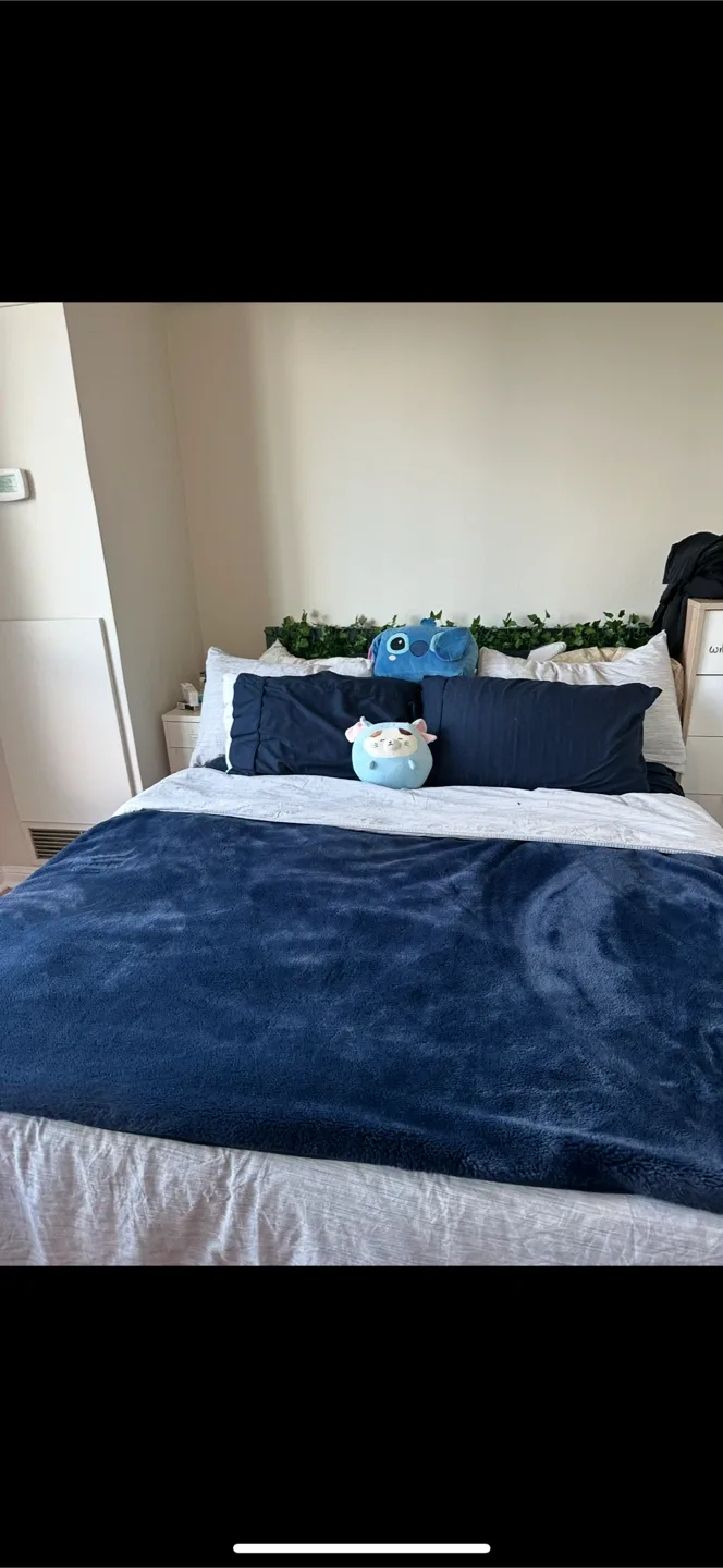 Bed Set - Frame, Mattress, Mattress Topper & Pillows! thumbnail