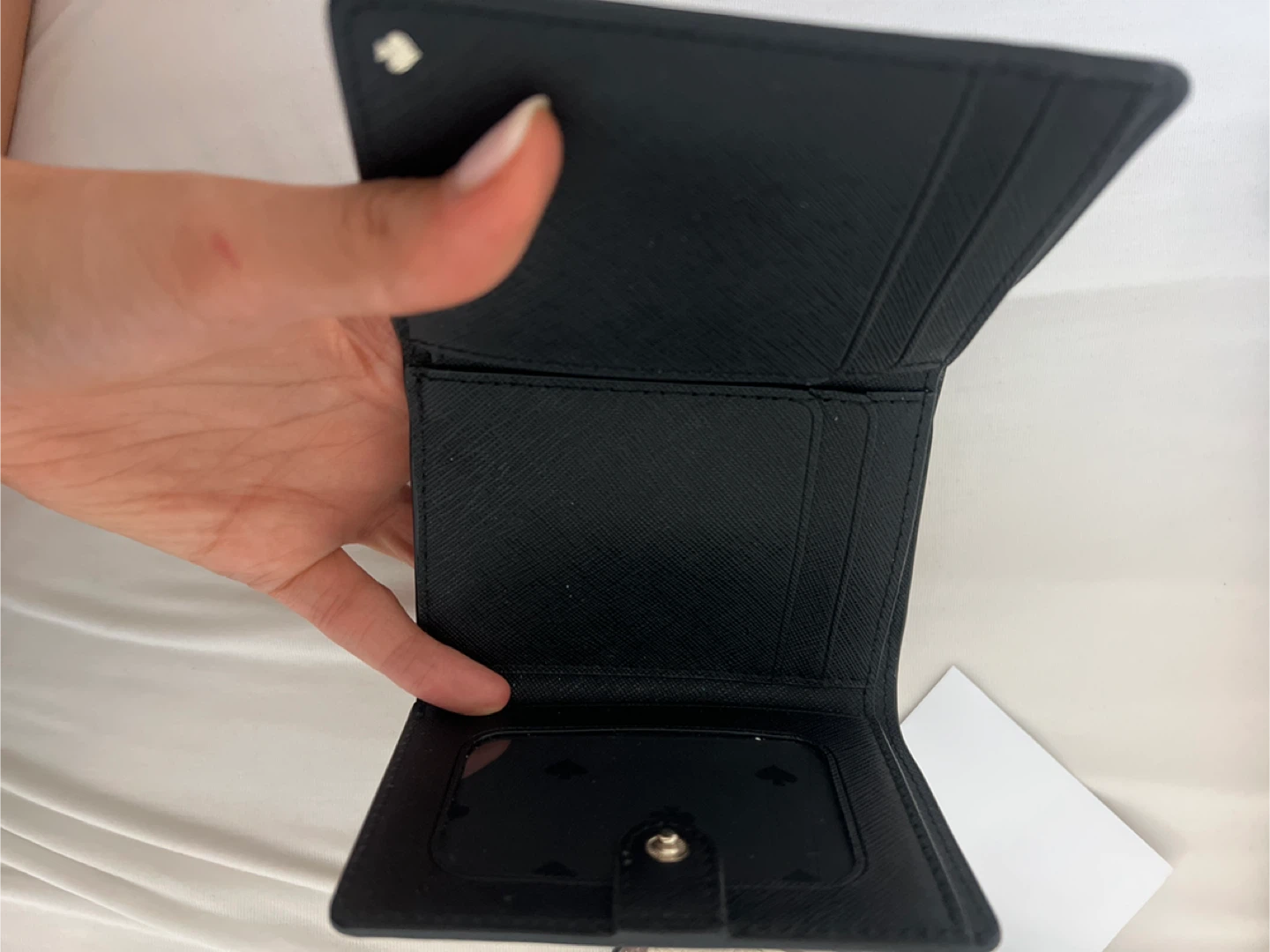 Kate Spade Black Cameron trifold wallet - photo 2