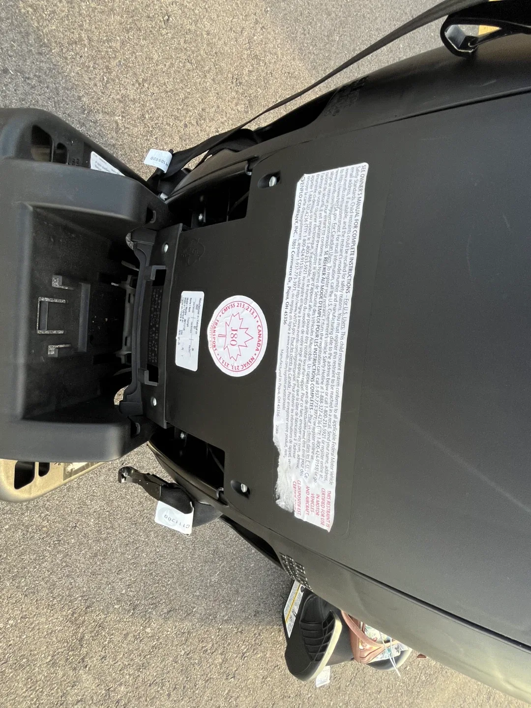 Move Out -Evenflo roll over tested Car seat image indicator(3)