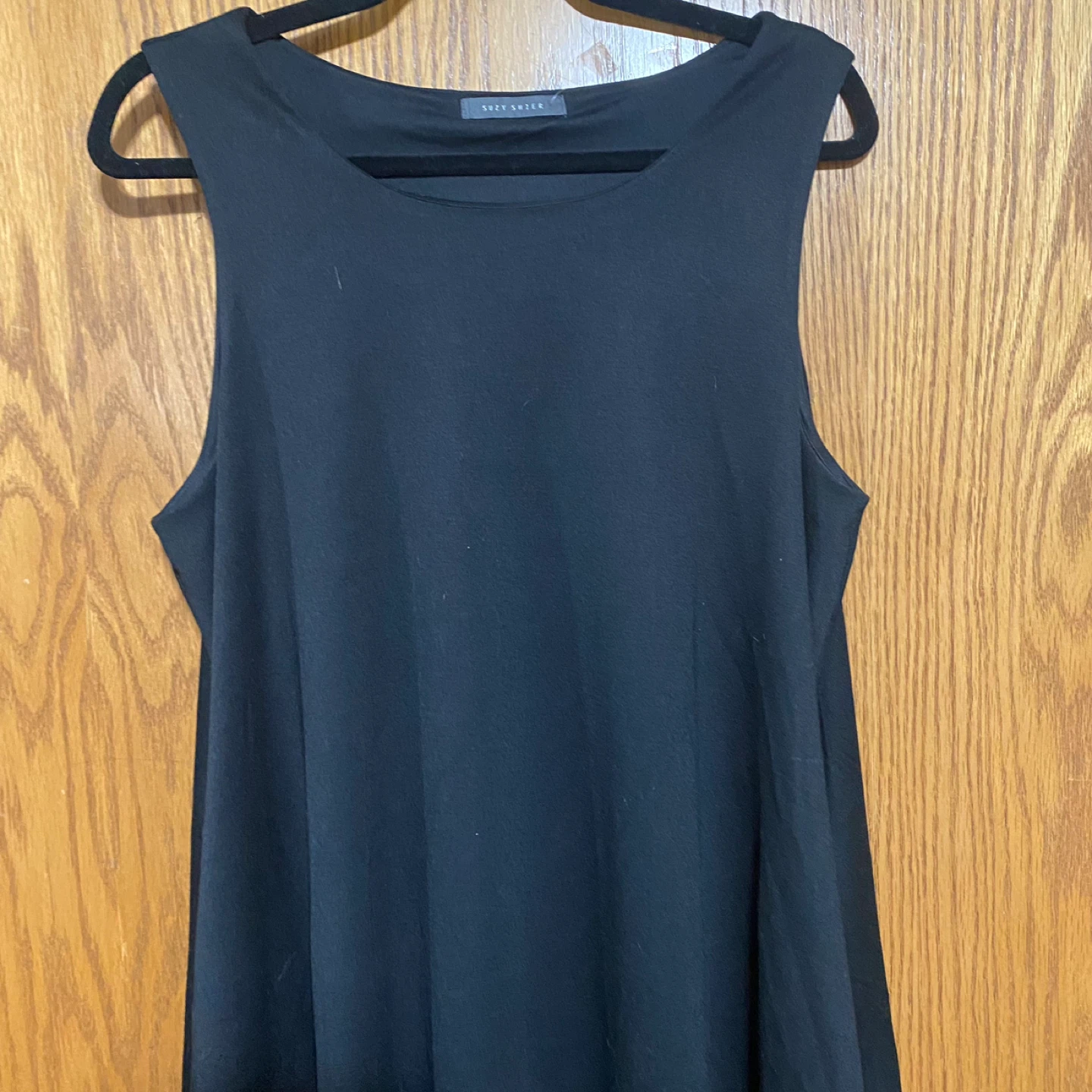 Solid sleeveless A-Line Dress - photo 2