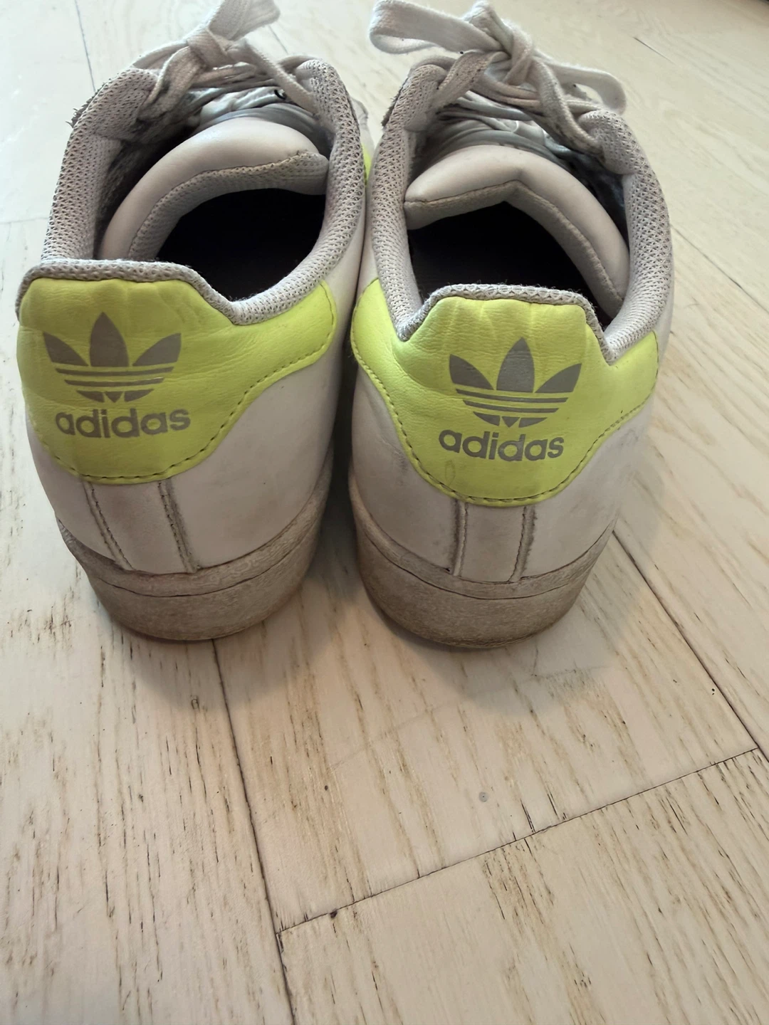 Adidas Superstar White/Yellow Sneakers - photo 3