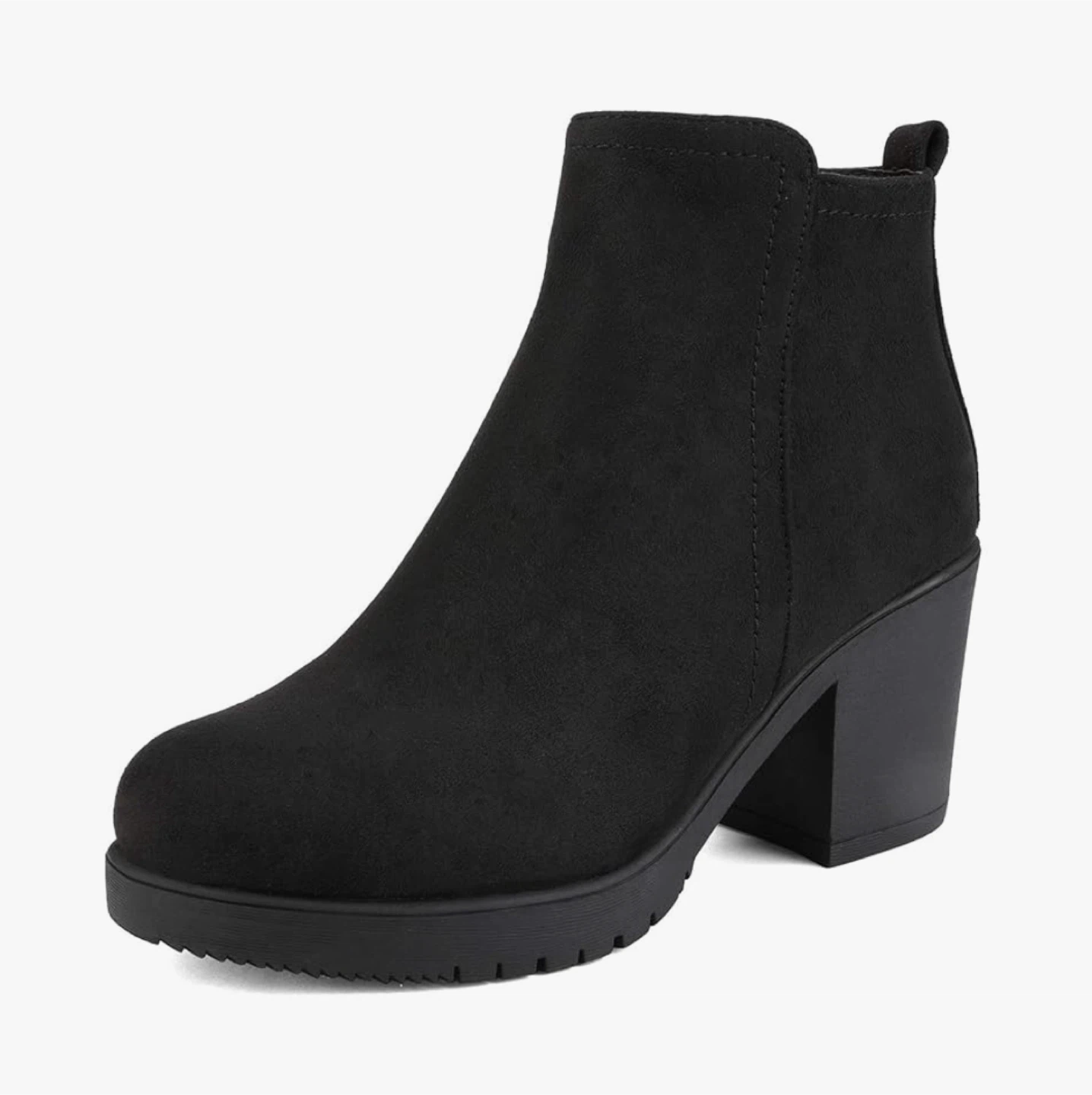 Black Suede Ankle Boots