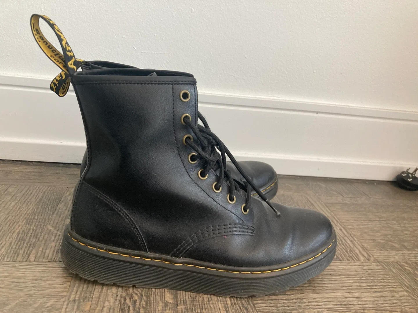 Dr. Martens Black Leather Boots image indicator(2)