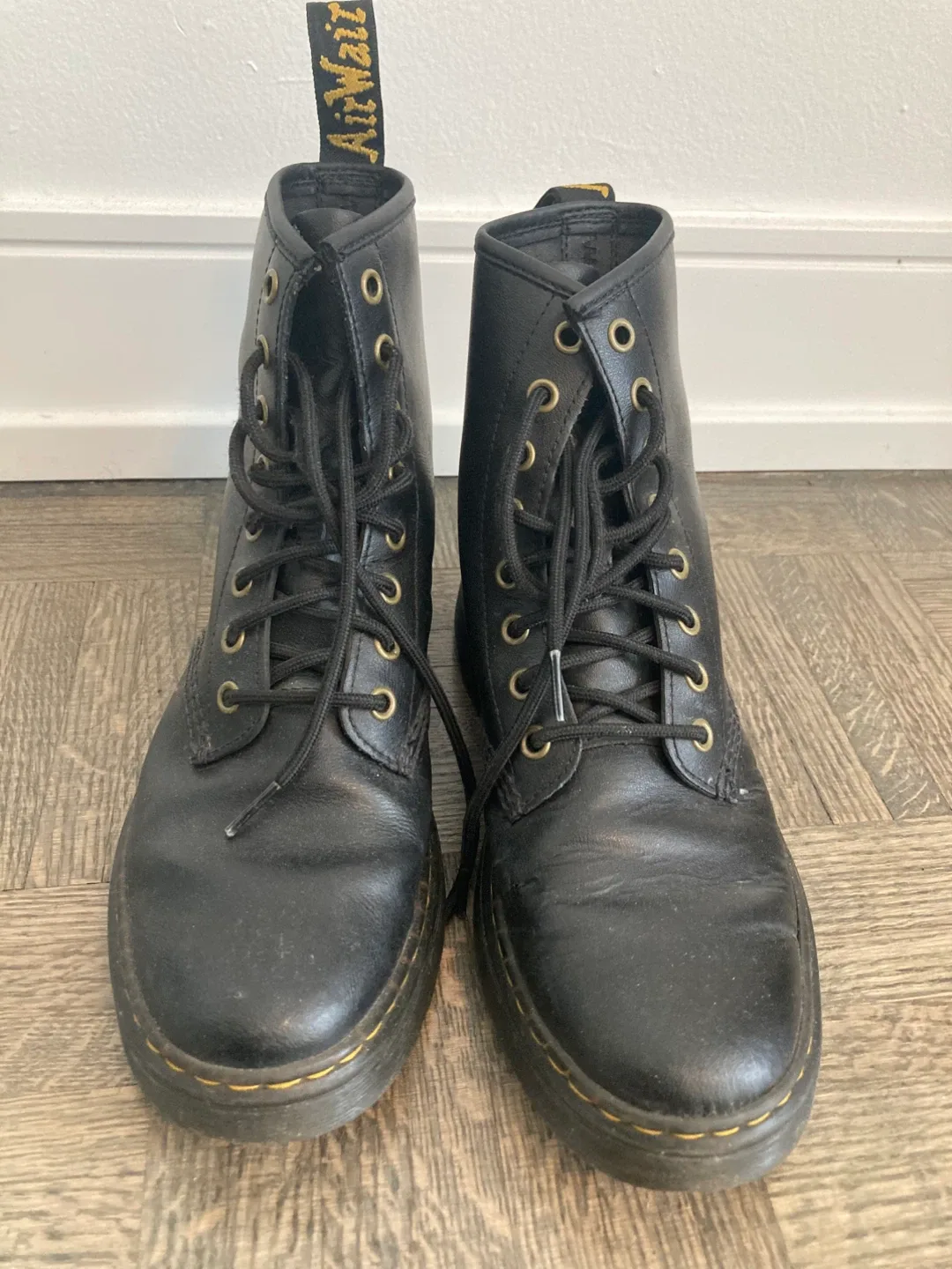 Dr. Martens Black Leather Boots thumbnail