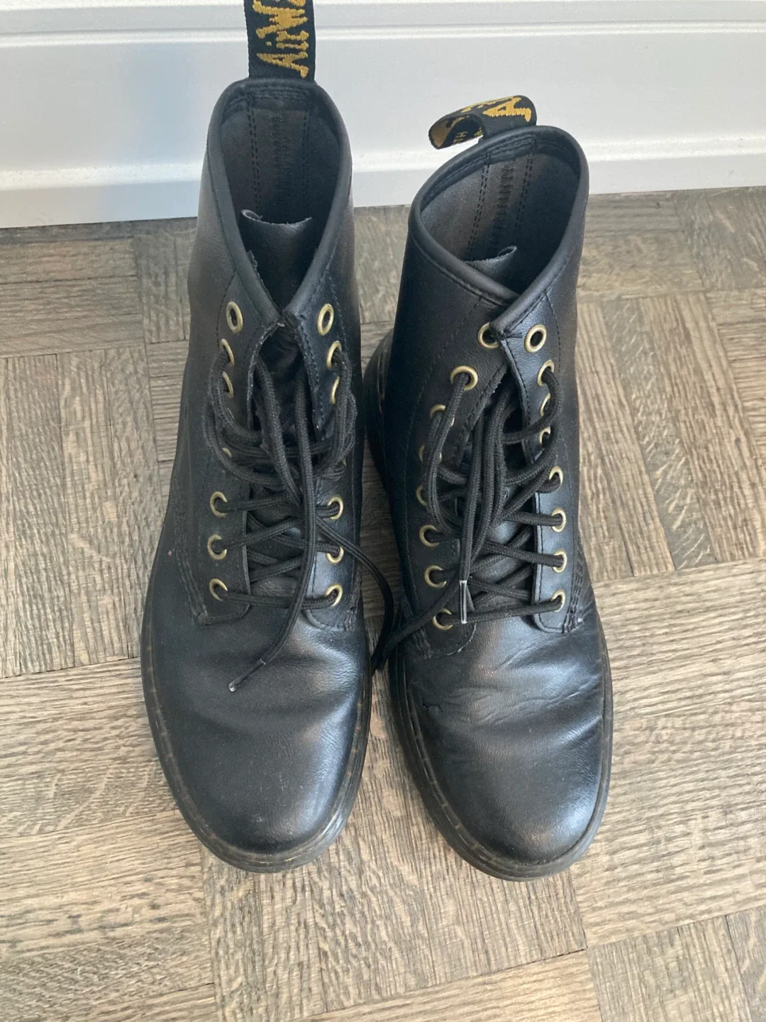 Dr. Martens Black Leather Boots image indicator(3)