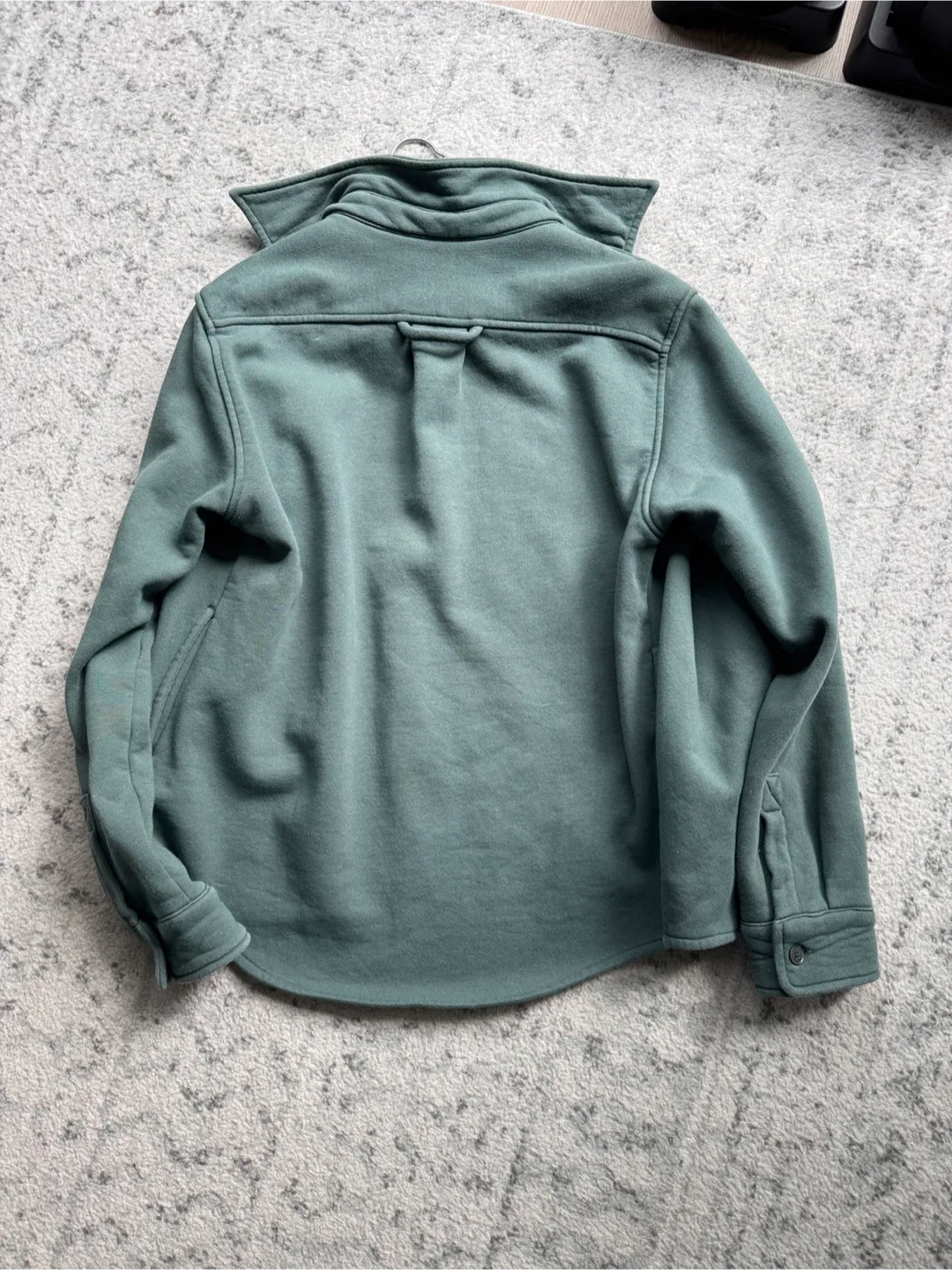 Anian Relaxed Fit Button-Up Shirt Jacket - Green image indicator(2)