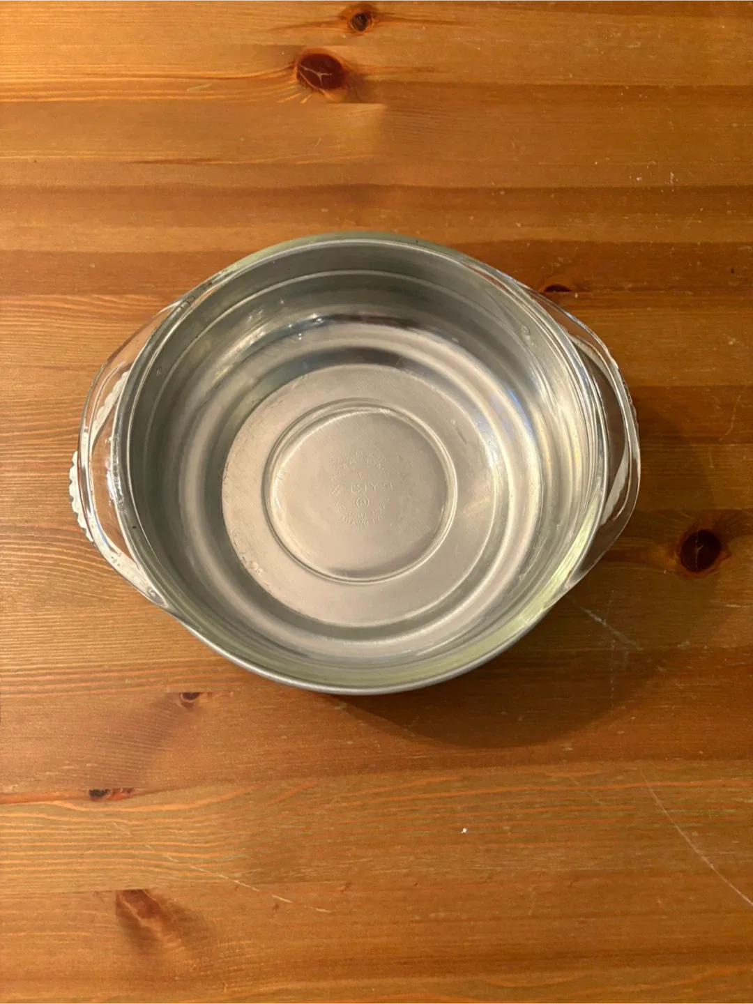 Vintage Aluminum & Glass Serving Dish image indicator(2)