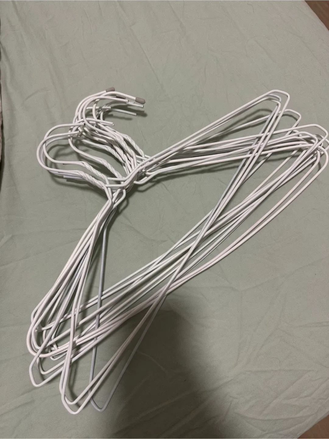 White Metal Clothes Hangers