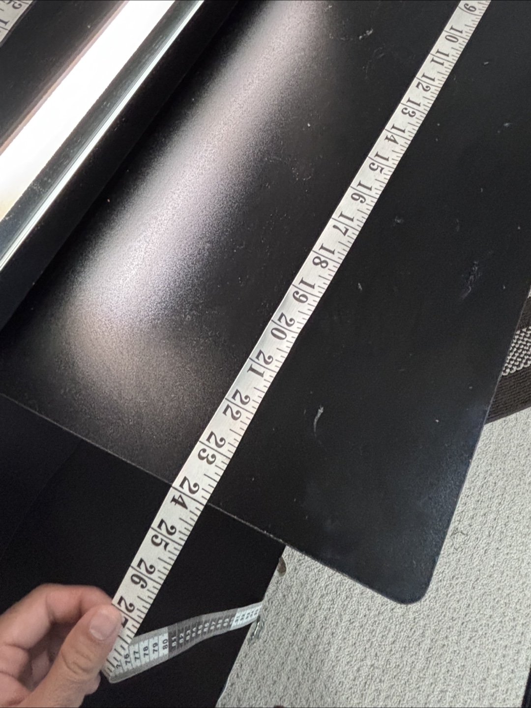 Black Vanity Table with Lighted Mirror - photo 4