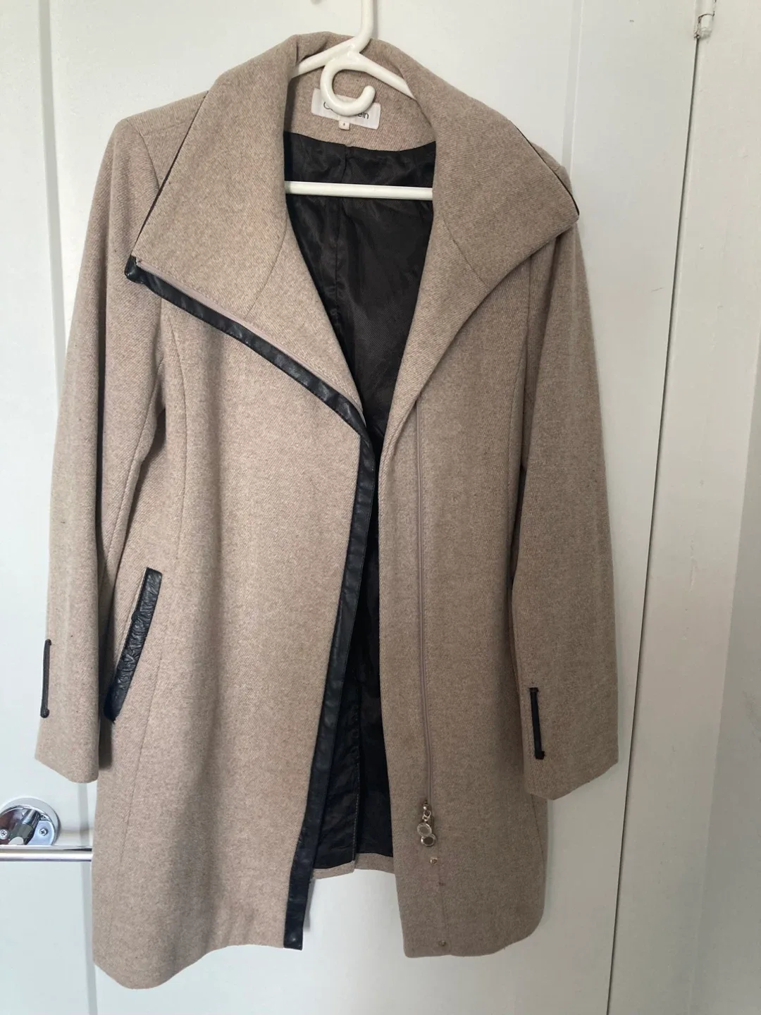 Calvin Klein Wool Blend Coat - Size 8 thumbnail