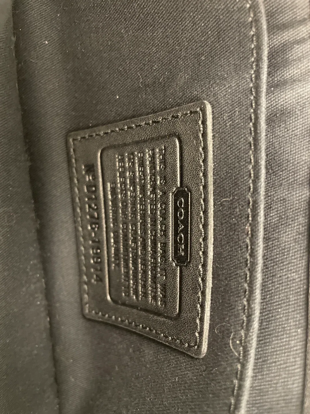 Coach Black Leather Crossbody Bag image indicator(4)