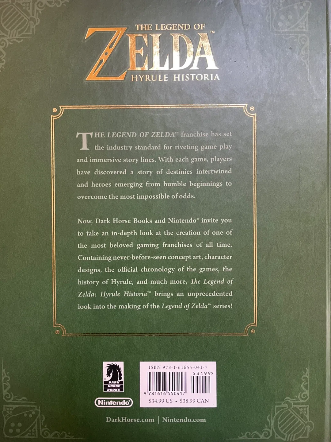 The Legend of Zelda: Hyrule Historia Book