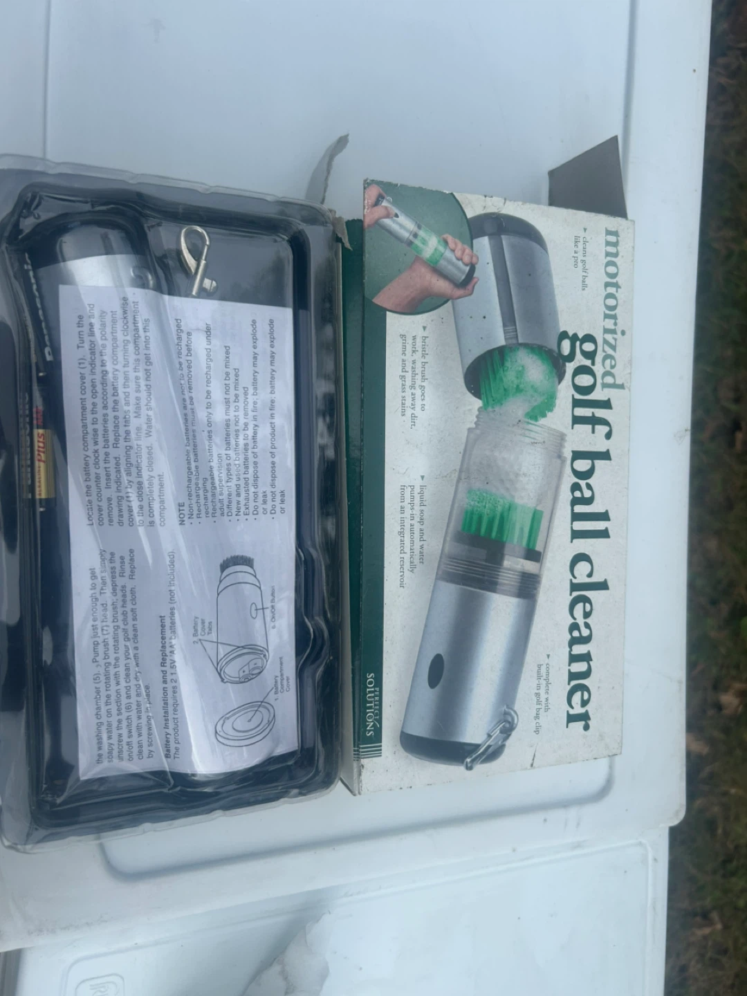 Motorized Golf Ball Cleaner - Perfect Solutions