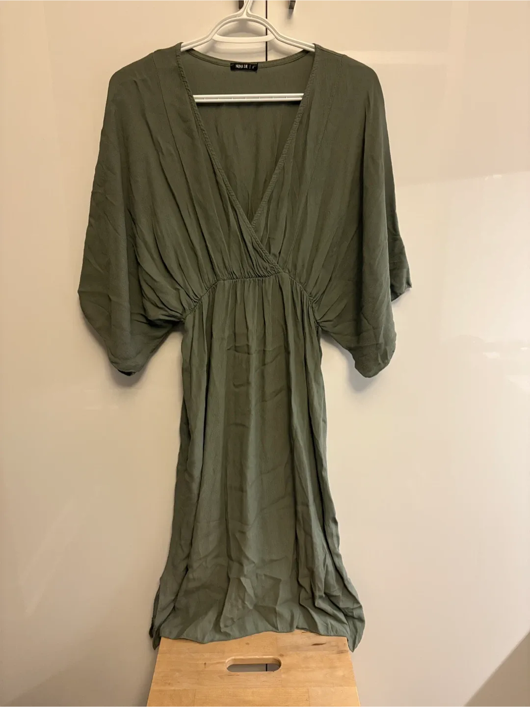 Nuna Lie Olive Green Dress thumbnail