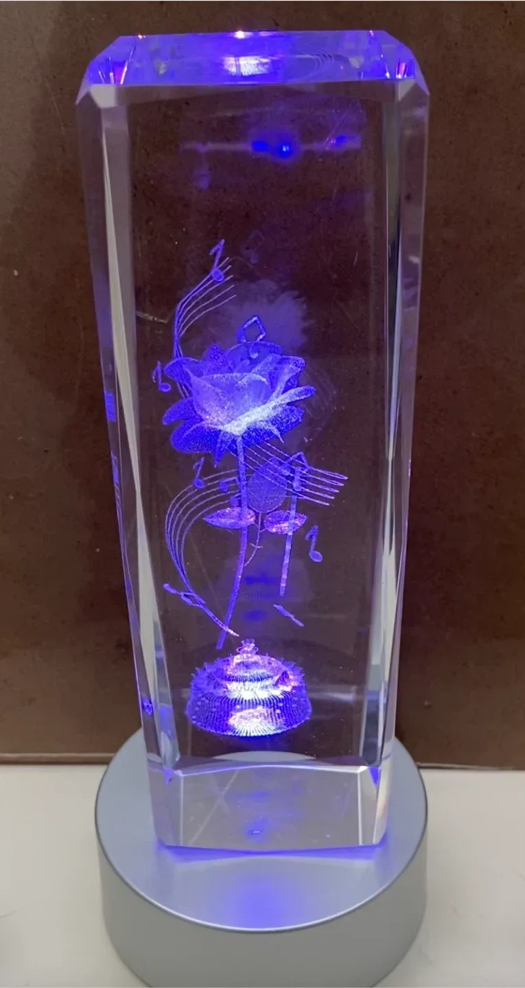 Crystal Rose Ornament thumbnail