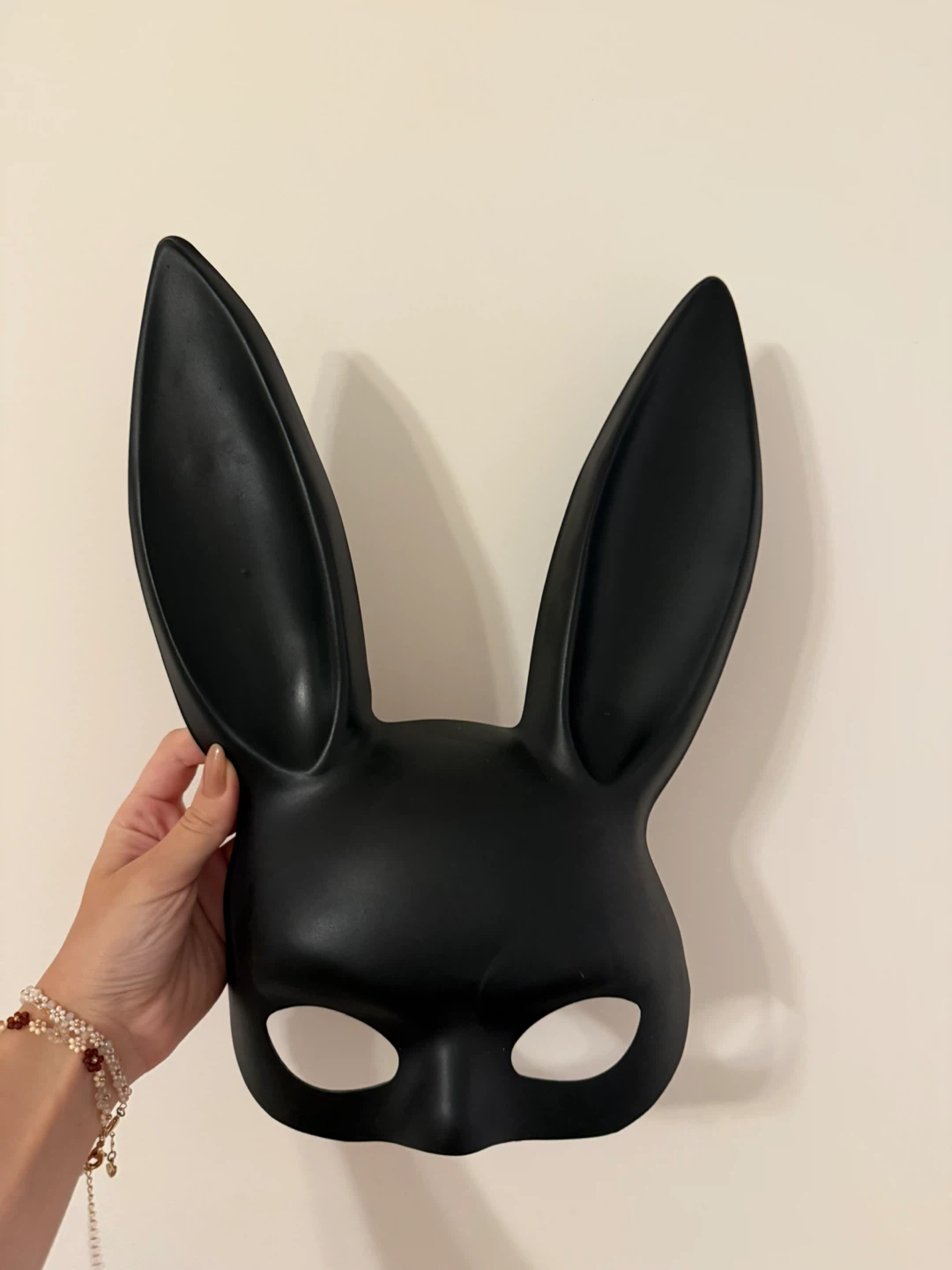 Halloween Black Bunny Mask