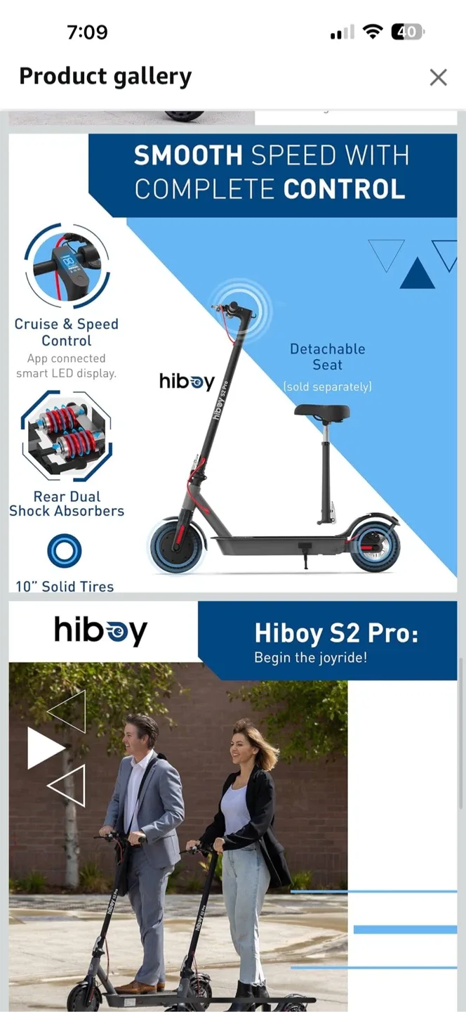 Hiboy S2 Pro Electric Scooter image indicator(2)