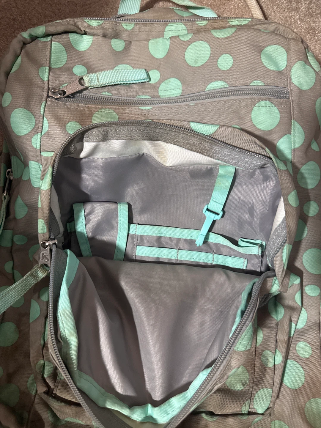 JanSport Backpack - Mint Polka Dot - photo 3
