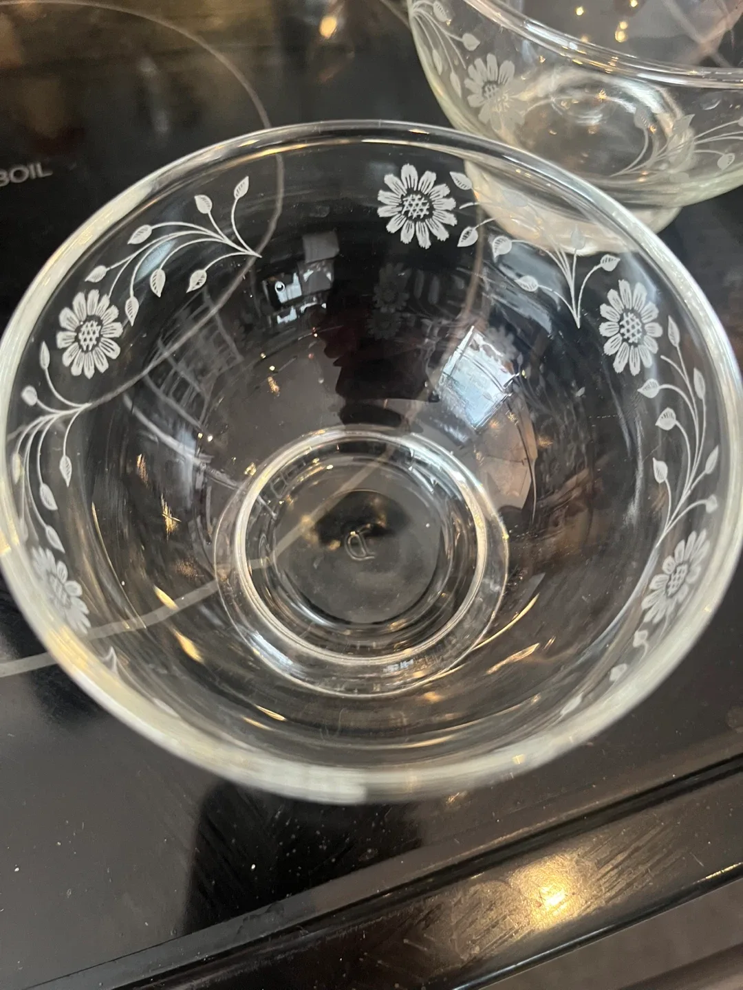 Vintage Floral Glass Dessert Bowls - Set of 19 image indicator(2)