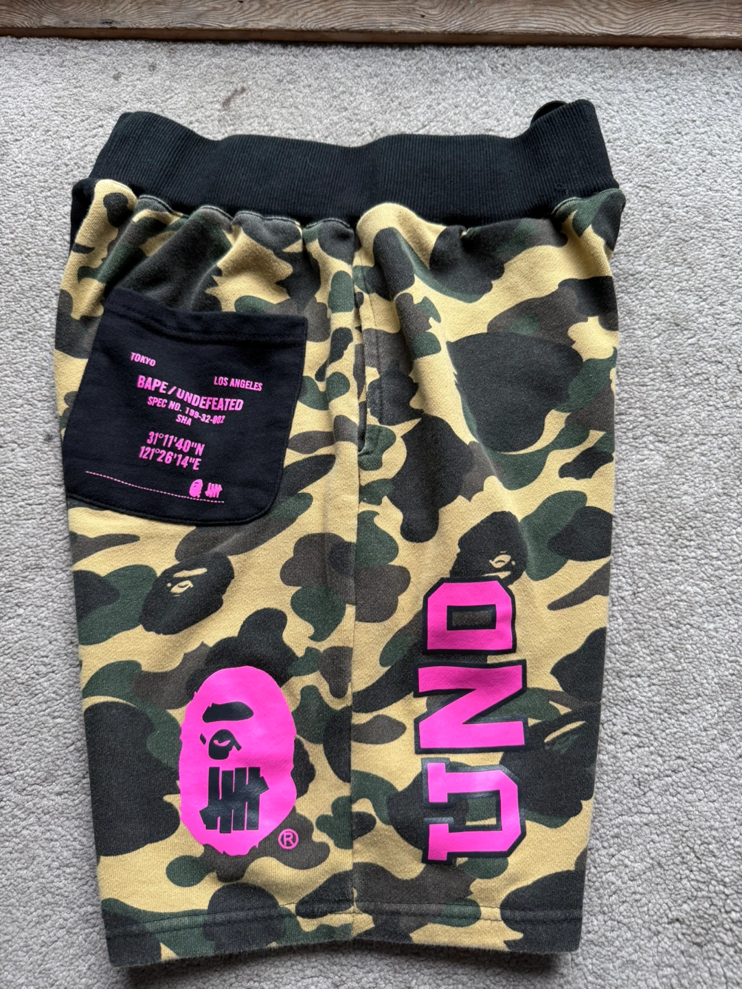 Bathing Ape x Undefeated Camo Shorts - photo 4