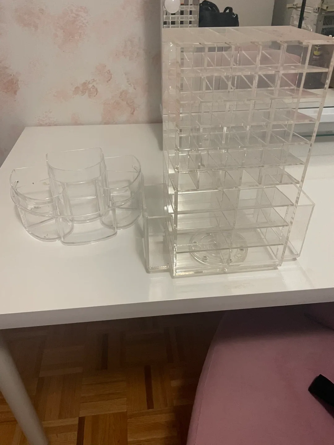 Acrylic Makeup Organizer Set image indicator(3)