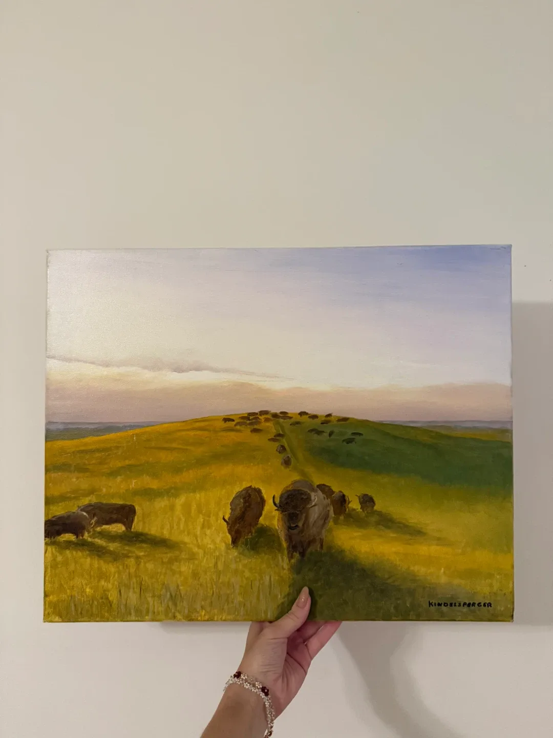 Oil painting on canvas