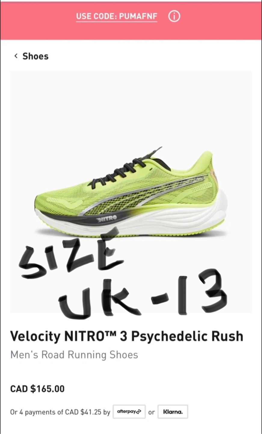 Puma Velocity Nitro 3 Psychedelic Rush Size 14 US - photo 3