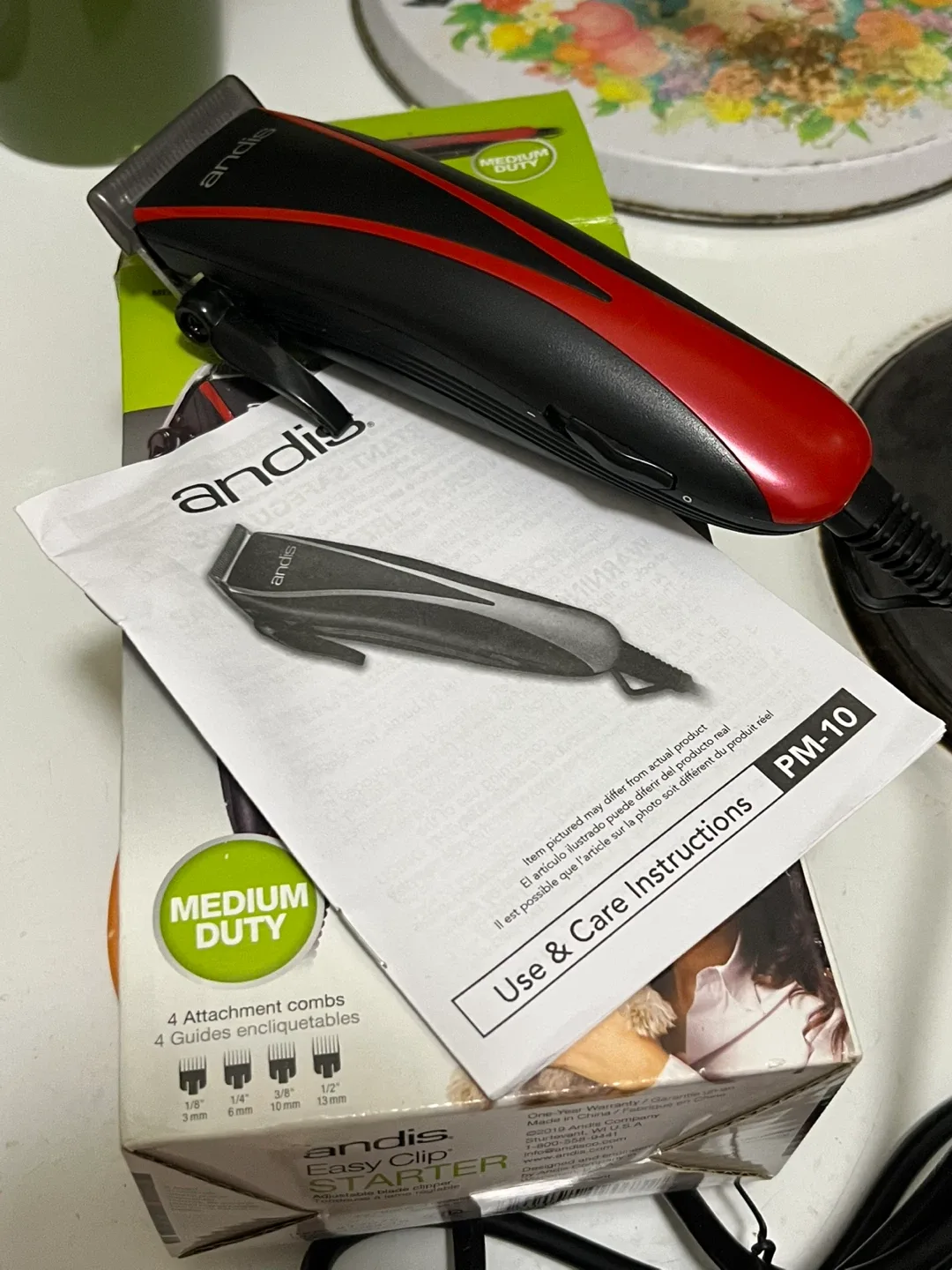 Andis EasyClipStarter Adjustable Blade Clipper image indicator(7)