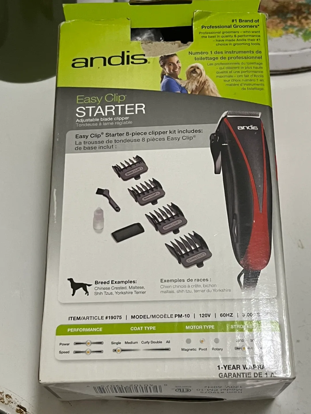 Andis EasyClipStarter Adjustable Blade Clipper image indicator(2)