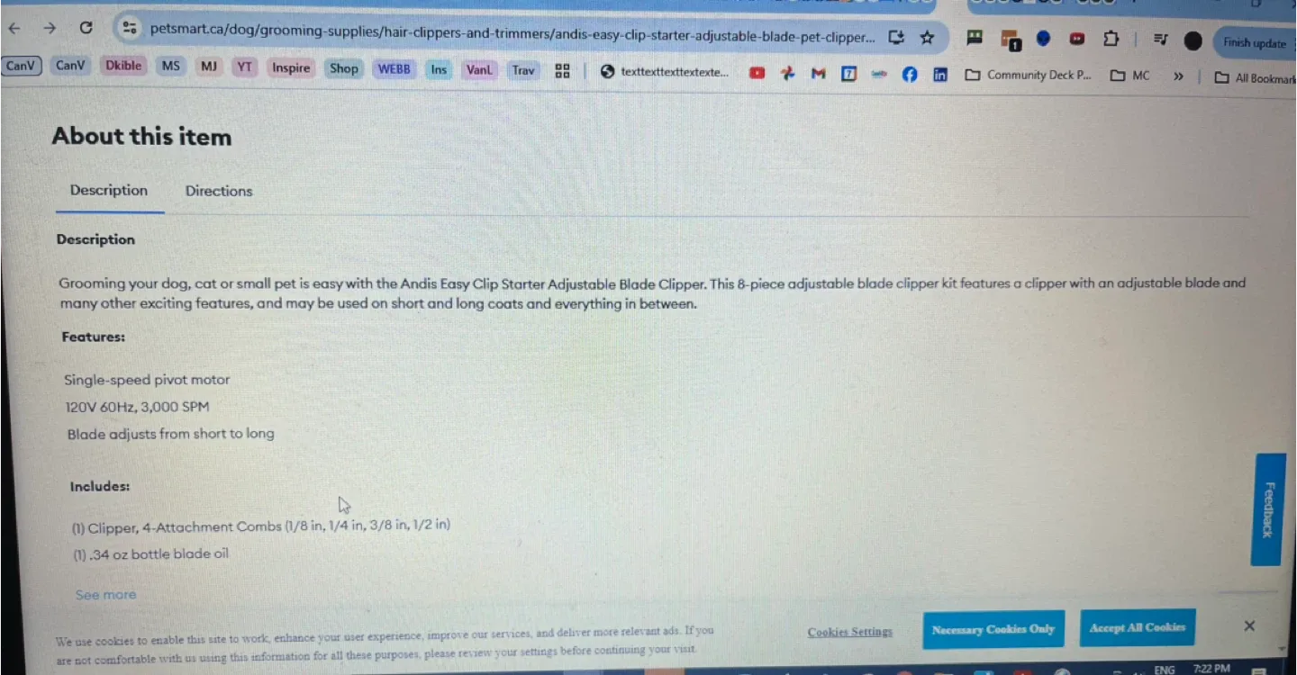 Andis EasyClipStarter Adjustable Blade Clipper image indicator(10)