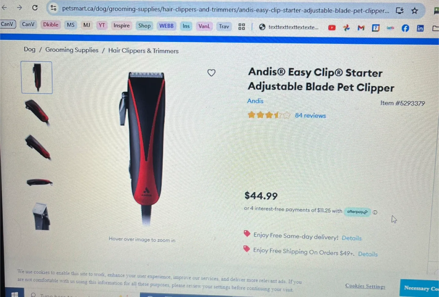 Andis EasyClipStarter Adjustable Blade Clipper image indicator(9)