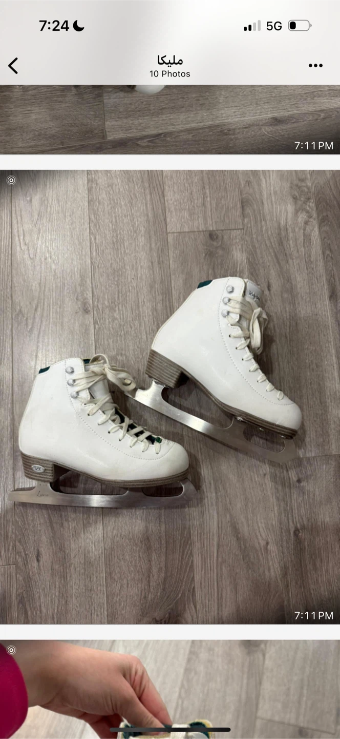 Riedell Luna White Figure Skates - photo 3