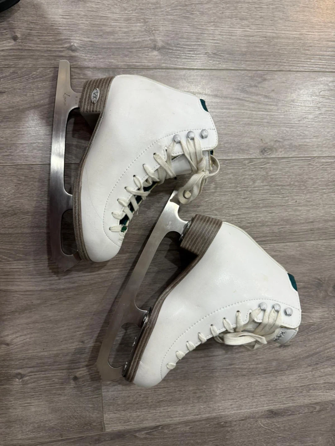 Riedell Luna White Figure Skates - photo 2